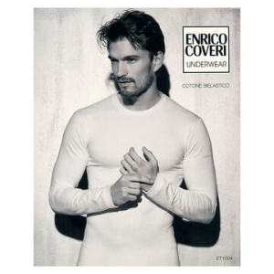 MAGLIA IN COTONE BIELASTICO MANICA LUNGA UOMO COVERI ET1004