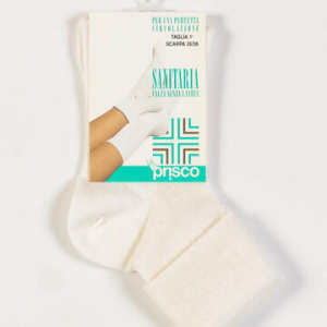 CALZINI SANITARI DONNA IN LANA PRISCO 0615 D