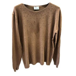 MAGLIONCINO DONNA CON STRASS FLORA 79526