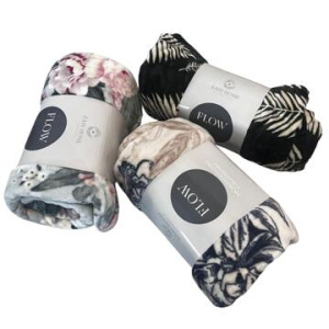 PLAID IN CORAL EASY HOME FLOW 160X200