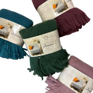 PLAID TINTA UNITA SOPHIE MAISON INVERNESS 200 X 230 