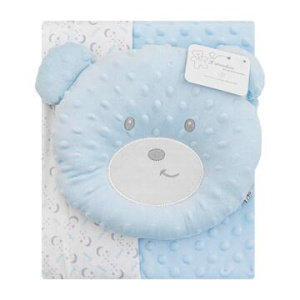 SET REGALO COPERTA  E CUSCINO ORSETTO IN PILE NG4747