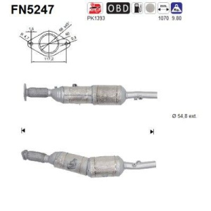 Filtro antiparticolato (FAP) AS FN5247