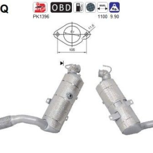 Filtro antiparticolato (FAP) AS FM5298Q
