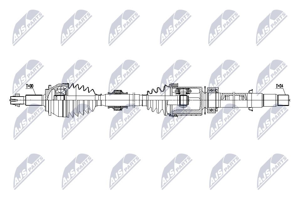 Semiasse NTY NPW-TY-271