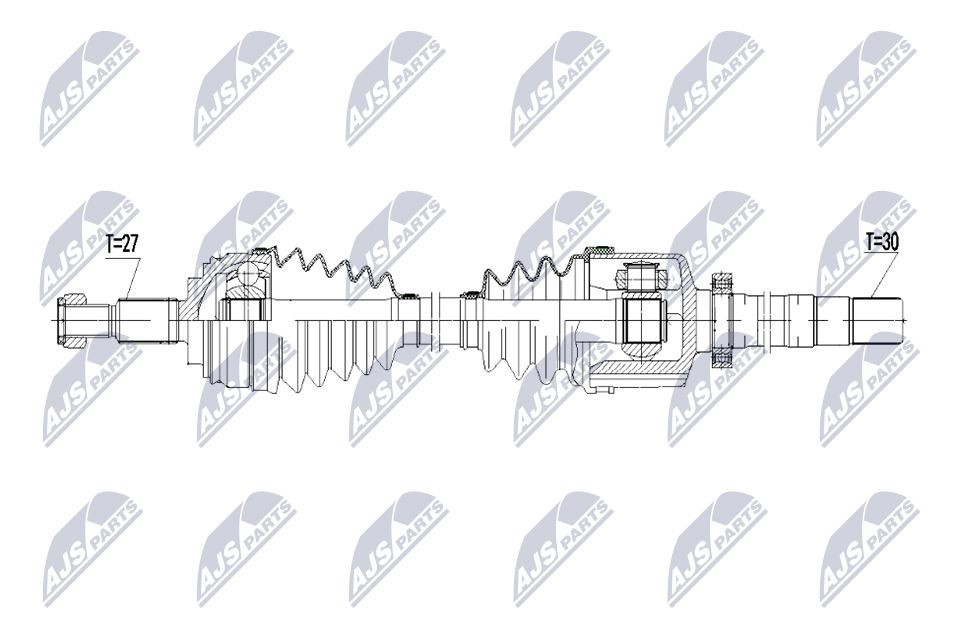 Semiasse NTY NPW-RE-258