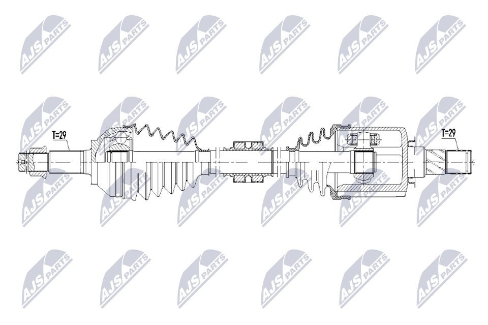 Semiasse NTY NPW-RE-232