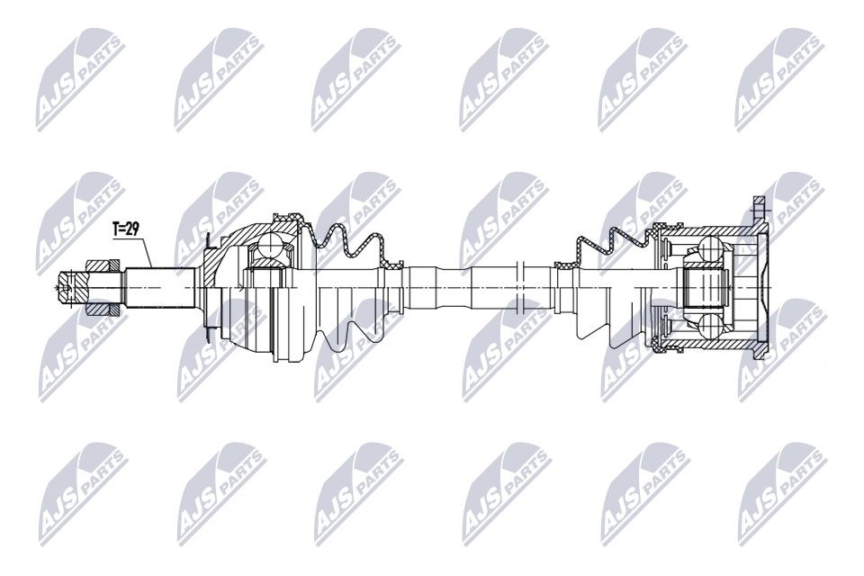 Semiasse NTY NPW-NS-220