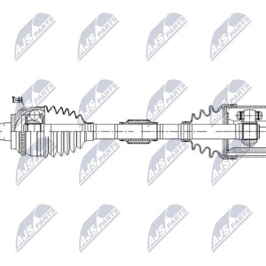 Semiasse NTY NPW-MZ-130
