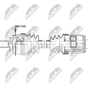 Semiasse NTY NPW-MS-102