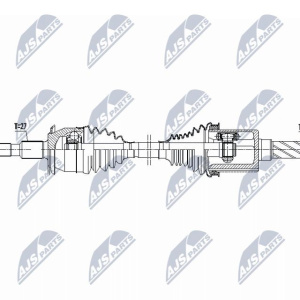 Semiasse NTY NPW-FR-218
