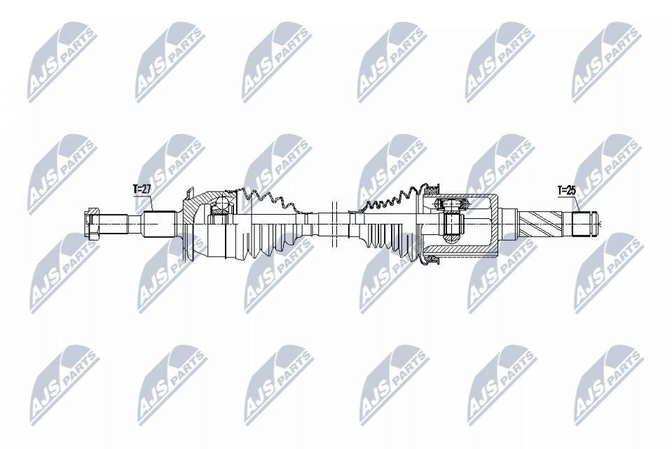Semiasse NTY NPW-FR-218