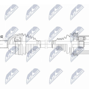 Semiasse NTY NPW-CH-177