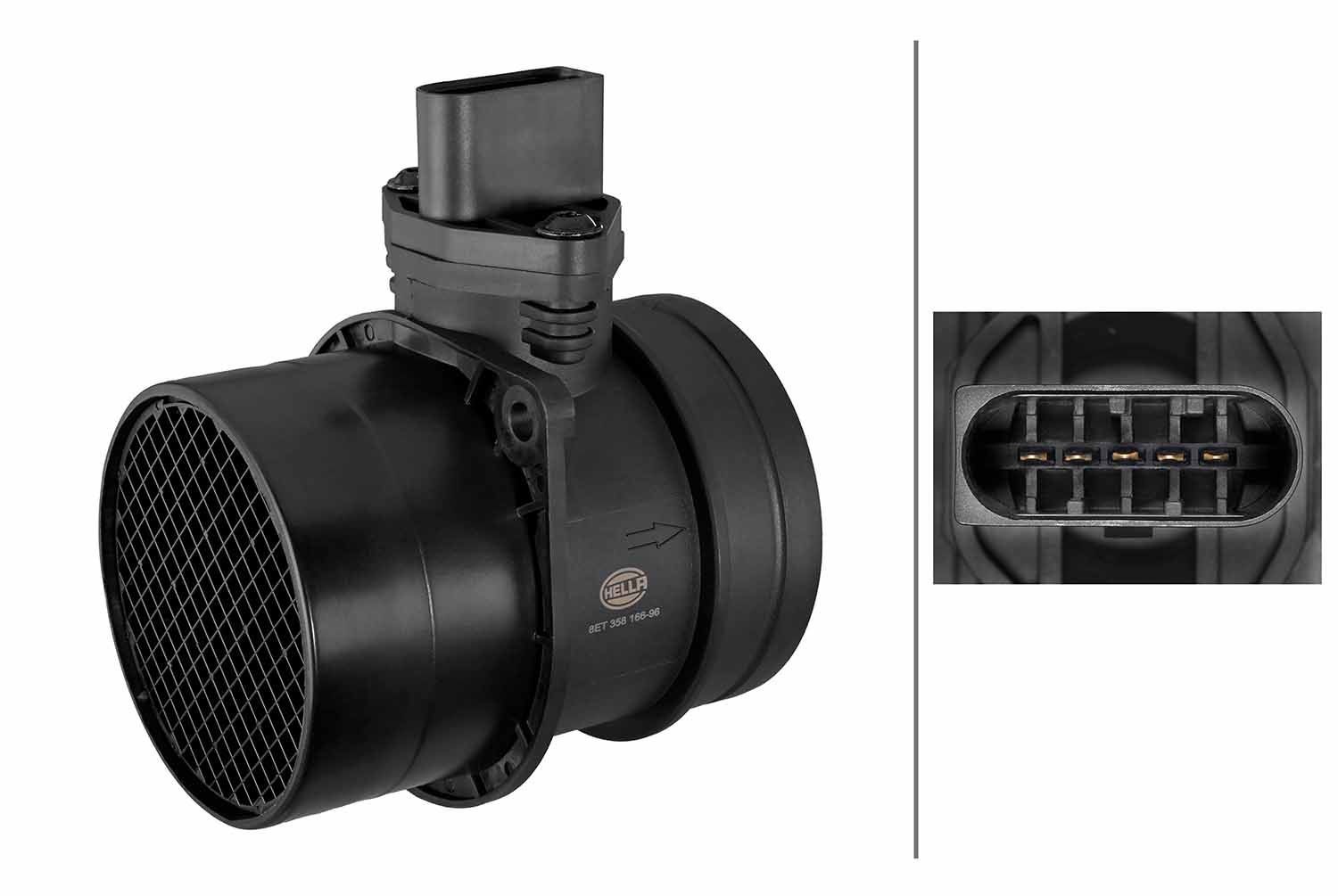 Debimetro HELLA 8ET 358 166-961