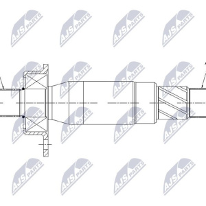 Albero scorrevole, Differenziale NTY NWP-CH-003