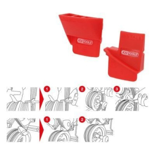 Kit strumenti di montaggio, cinghia trapezoidale scanalata KS TOOLS 150.3315