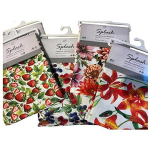 TOVAGLIA ROTONDA ANTIMACCHIA SPLASH LOVELY HOME 160 CM