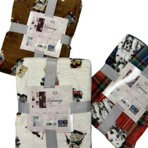 PLAID FANTASIA MAISON SOPHIE WYOMING 130X160