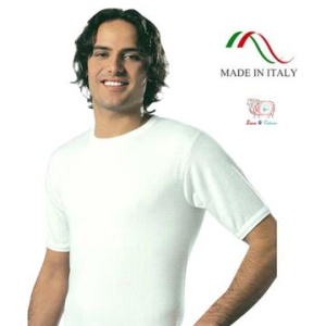 MAGLIA GIROCOLLO LANA COTONE UOMO LEABLE 90 Tg.4/8
