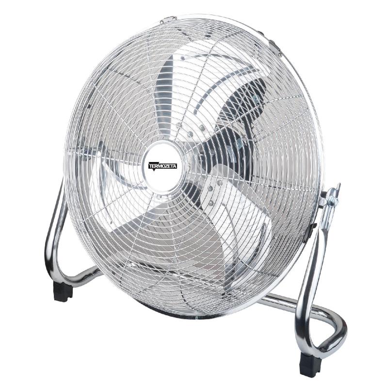 Termozeta ventilatore alta velocita` in metallo pale da 40 cm 90w finitura cromata
