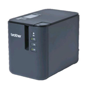 Brother pt-p900wc etichettatrice desktop professionale collegabile a pc con connettivita` usb e wi-fi grigio