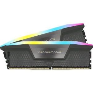 Corsair vengeance rgb memoria ram 32gb kit 2x16gb ddr5 6000mhz cl36
