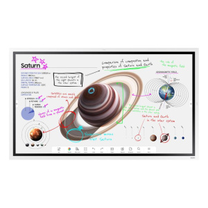 Samsung wm55b pannello piatto per segnaletica digitale 55`` va wi-fi 350 cd-mÂ² 4k ultra hd bianco touch screen processore integrato tizen 6.5 16-7