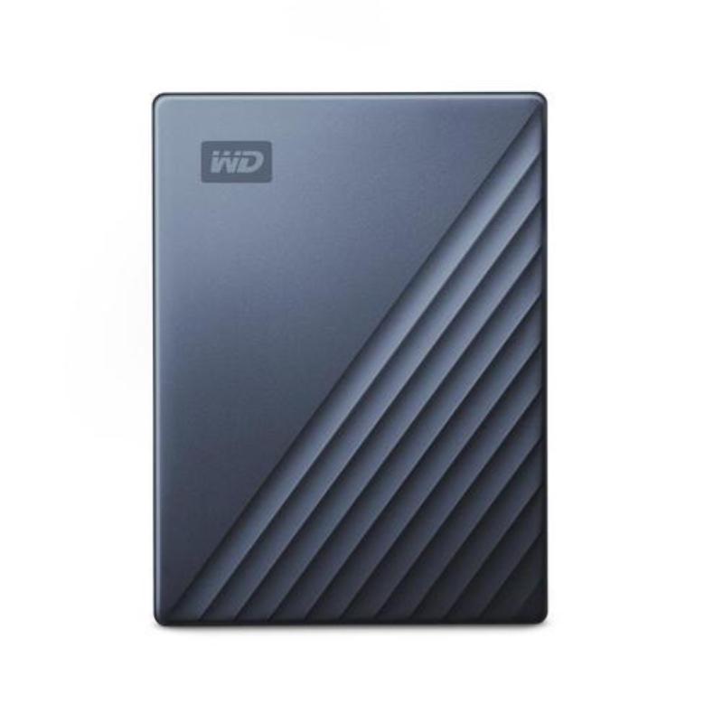 Western digital my passport ultra hdd esterno 4.000gb interfaccia usb 3.2 colore blu/nero