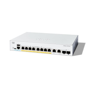 Cisco catalyst 1200 c1200-8fp-2g switch gestito l2l3 – 8 porte gigabit ethernet (10/100/1000) 2 x 1g combo bianco