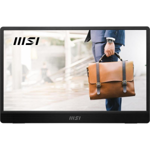 Msi microstar mon 15,6 ips mm hdmi 2usb c custod msi pro mp161 e2 black/silver