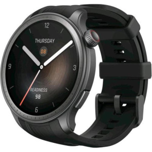Amazfit balance smartwatch 1.5 amoled 46mm pagamento nfc ai fitness coach batteria di 14 giorni monitoraggio del sonno e della salute gps 150 modalitÀ sportive chiamate bluetooth midnight black