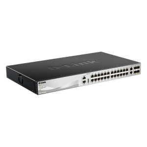 D-link dgs-3130-30ts switch gestito l3 – 24 + 2 x 10 gigabit ethernet + 4 x 10 gigabit sfp+