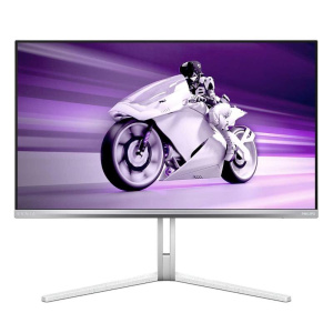 Philips evnia 27m2n8500 monitor gaming oled qhd da 27“ 360 hz 003 ms hdr400 ambiglow freesync g-sync altoparlanti (2560×1440 2x hdmi 2.1 1x dp 1.4 hub usb) bianco