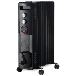 Argo warm tt 9 radiatore ad olio portatile 2.400 w fino a 70 mt cubi timer per accensione e spegnimento programmati