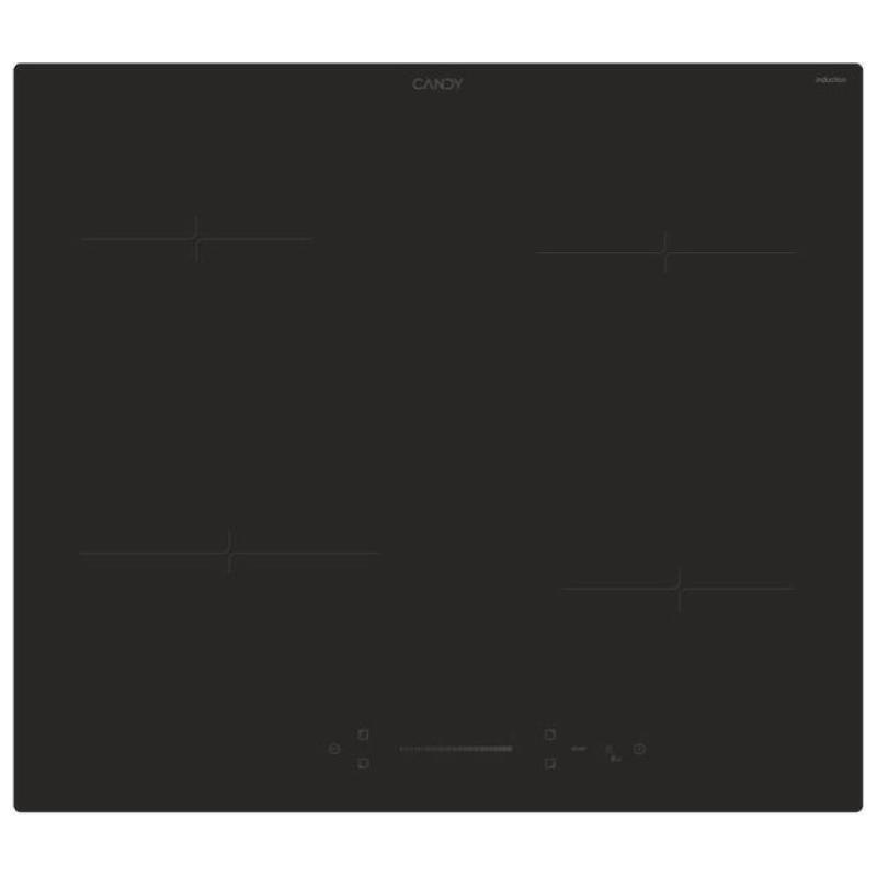 Candy moderna ci642scbb piano cottura a induzione 4 fuochi comandi touch timer elettronico vetroceramica 59 x 52x 5 8 cm nero