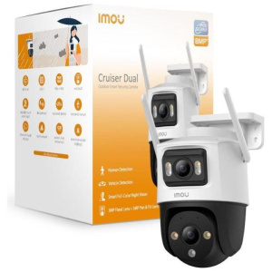 Imou cruiser dual torretta telecamera di sicurezza ip esterno 2304×1296 pixel scrivania