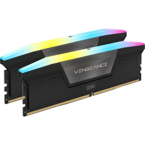 Corsair cmh32gx5m2b5600c40k vengeance rgb 32gb kit 2x16gb ddr5 5600mhz cl40 – memorie ram