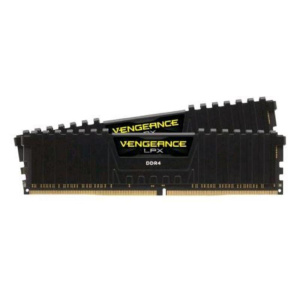 Corsair vengeance lpx cmk32gx4m2e3200c16 kit memoria ram 2x16gb 32gb totali 3.200mhz tecnologia ddr4 tipologia dimm black