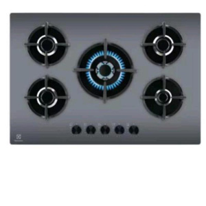Electrolux egg75372m piano cottura a gas 75 cm 5 fuochi piano in vetro ceramica grigio