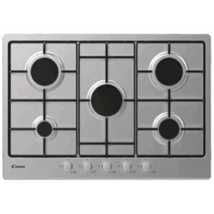 Candy chw7x piano cottura a gas 5 fuochi inox