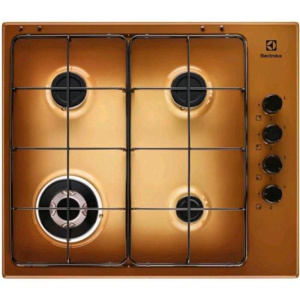Electrolux egs6414t piano cottura a gas 4 fuochi 60cm colore terra di francia