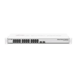 Mikrotik css326-24g-2s+rm switch di rete gestito gigabit ethernet 10-100-1000 bianco 1u supporto power over ethernet