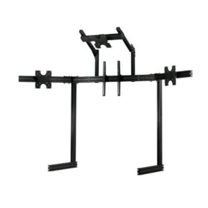 Next level racing nlr-e037 supporto per monitor quadruplo autoportante elite nero
