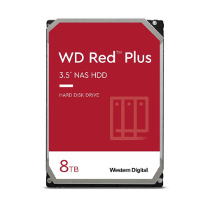 Hard disk sata3 3.5 x nas 8000gb(8tb) wd80efpx wd red plus 256mb cache 5640rpm fino a 8 allggiamenti