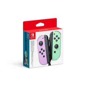 Nintendo joy-con set di 2 pezzi viola pastello e verde pastello