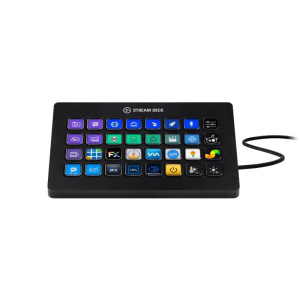Corsair stream deck xl individuale controllo creazione di contenuti in diretta con 32 tasti lcd personalizzabili