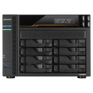 Nas asustor as6808t x 8slot 3.5/2.5>no hd< qc 2,3ghz-16gb ddr5 ecc -2p 5g-2p 10g-5p usb-4x m.2 nvme/sata-gar.5y