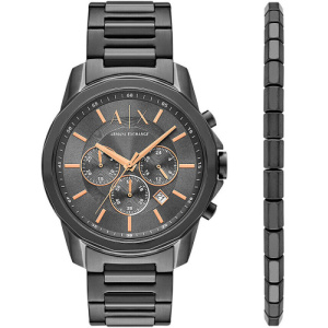 Set Bracciale Orologio Uomo Armani Exchange Banks AX7170SET