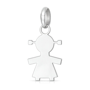 Ciondolo Bimba Oro Bianco GL102468