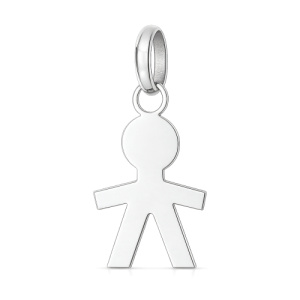 Ciondolo Bimbo Oro Bianco GL102470